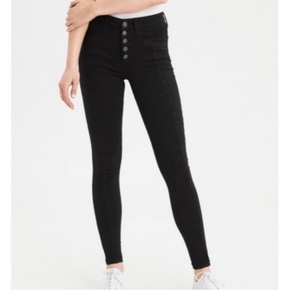 American Eagle Outfitters Women's Black Skinny Jeans